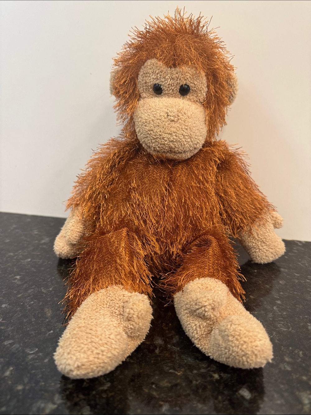 Ty Punkies Beanie 2004 Zig-Zag Monkey Plush Stuffed Animal 14”